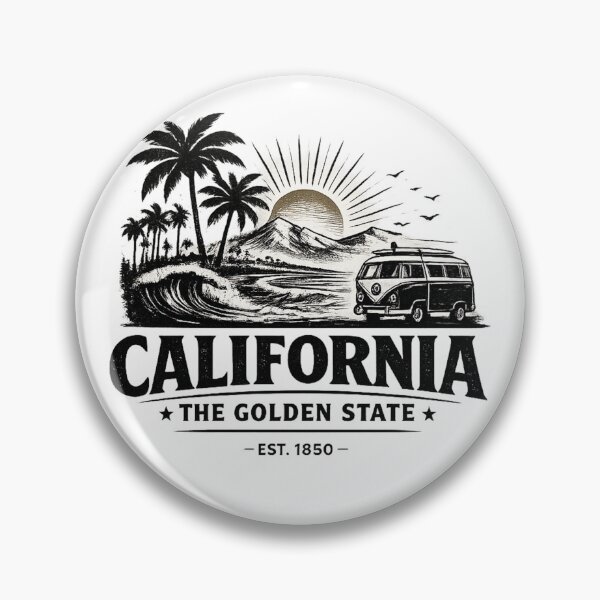 Item preview, California the golden state designed and sold by MoodleDoon.