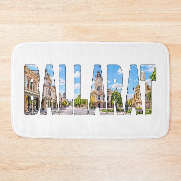 Item preview, BALLARAT - Victoria Australia Town City Composite Tourist Sticker Tee designed and sold by Adam Gormley.