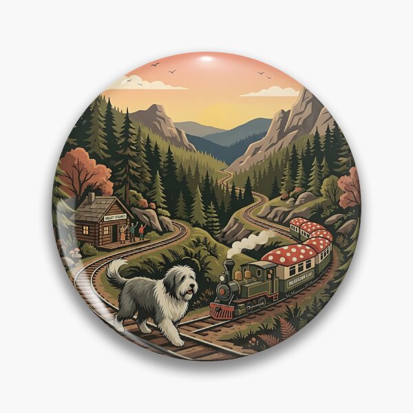 Item preview, Polish Lowland Mushroom Train Guide designed and sold by PictoVibe.