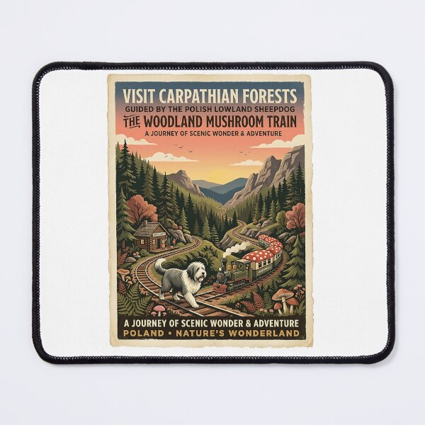 Item preview, Polish Lowland Mushroom Train Guide designed and sold by PictoVibe.