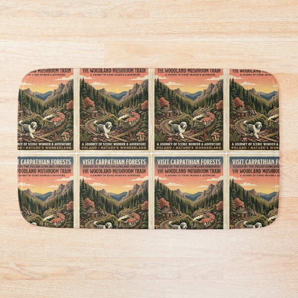 Item preview, Polish Lowland Mushroom Train Guide designed and sold by PictoVibe.