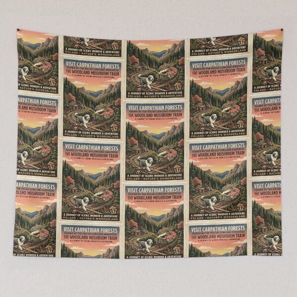 Item preview, Polish Lowland Mushroom Train Guide designed and sold by PictoVibe.