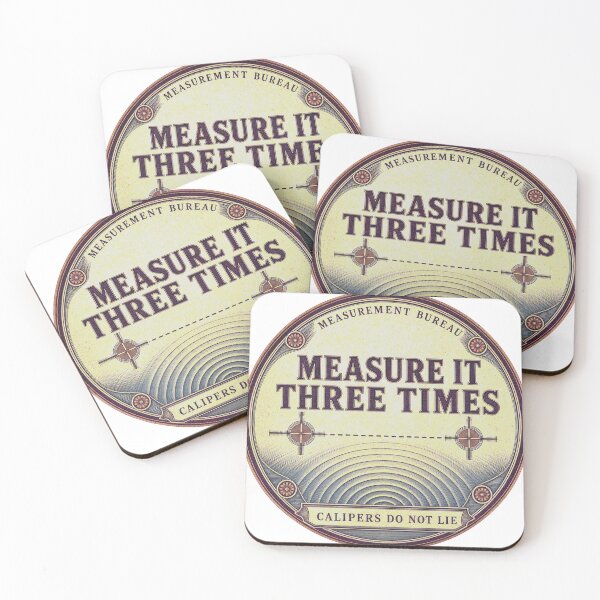 Item preview, Measure It Three Times Sonography Measurement Medallion designed and sold by BoosterShop.