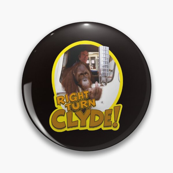 Item preview, Right Turn Clyde Orangutan Funny Quote designed and sold by Hector-Studio.