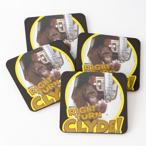 Item preview, Right Turn Clyde Orangutan Funny Quote designed and sold by Hector-Studio.