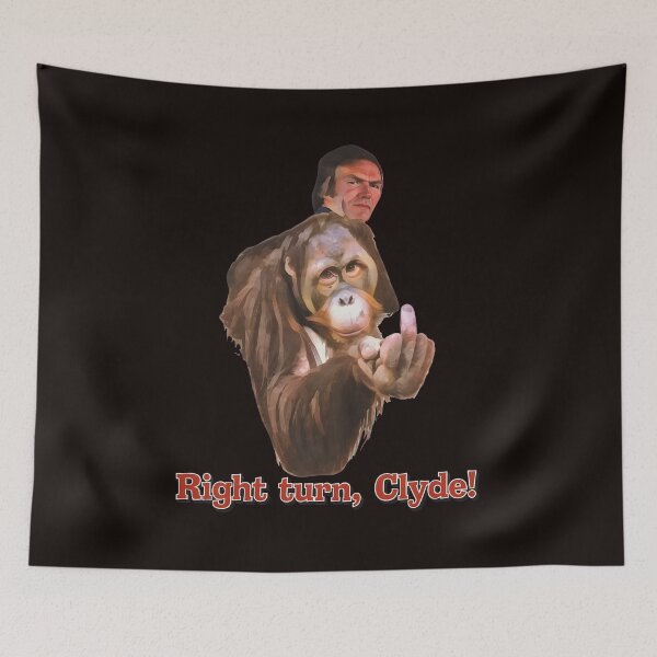 Item preview, Right Turn Clyde Orangutan Clint Eastwood Movie  designed and sold by Hector-Studio.