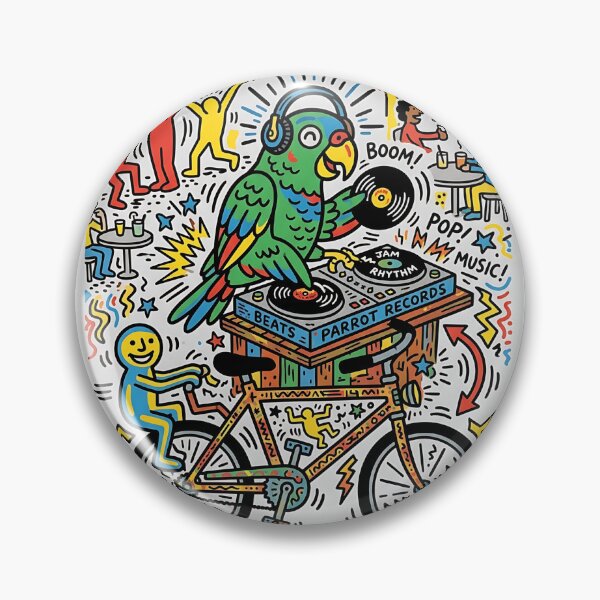 Item preview, Pionus Vinyl Bicycle DJ designed and sold by PictoVibe.