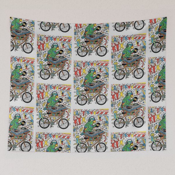 Item preview, Pionus Vinyl Bicycle DJ designed and sold by PictoVibe.
