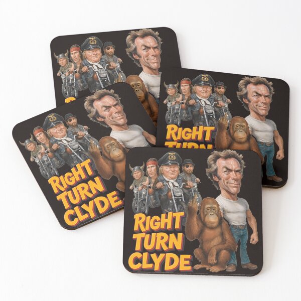 Item preview, RIGHT TURN CLYDE Caricature Film Art designed and sold by Hector-Studio.