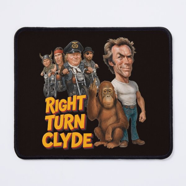 Item preview, RIGHT TURN CLYDE Caricature Film Art designed and sold by Hector-Studio.