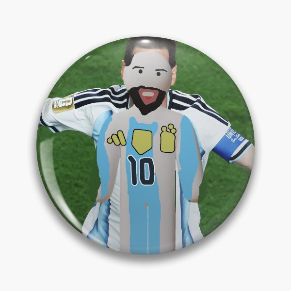 Item preview, Messi chameleon pose designed and sold by MoodleDoon.
