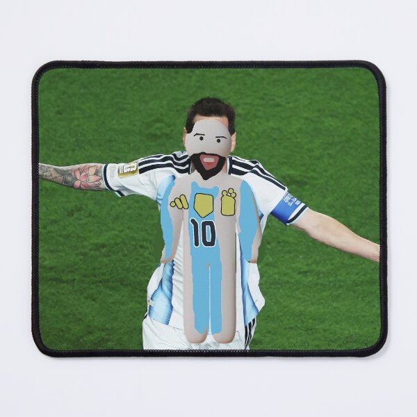 Item preview, Messi chameleon pose designed and sold by MoodleDoon.