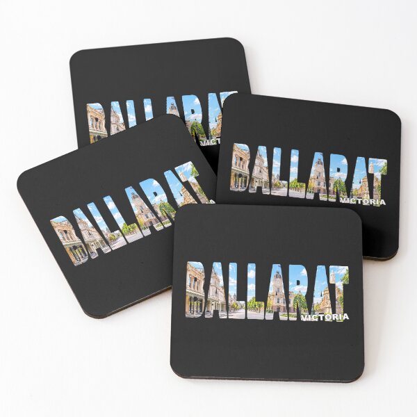 Item preview, BALLARAT Victoria - Australia Town City Composite Tourist Sticker Tee designed and sold by Adam Gormley.