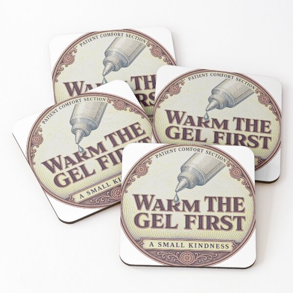 Item preview, Warm The Gel First Sonography Patient Comfort Medallion designed and sold by BoosterShop.