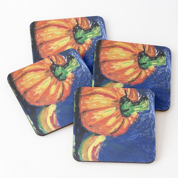 Item preview, Orange Pumpkin Harvest Art – Bold Fall Wall Decor designed and sold by albertmama.