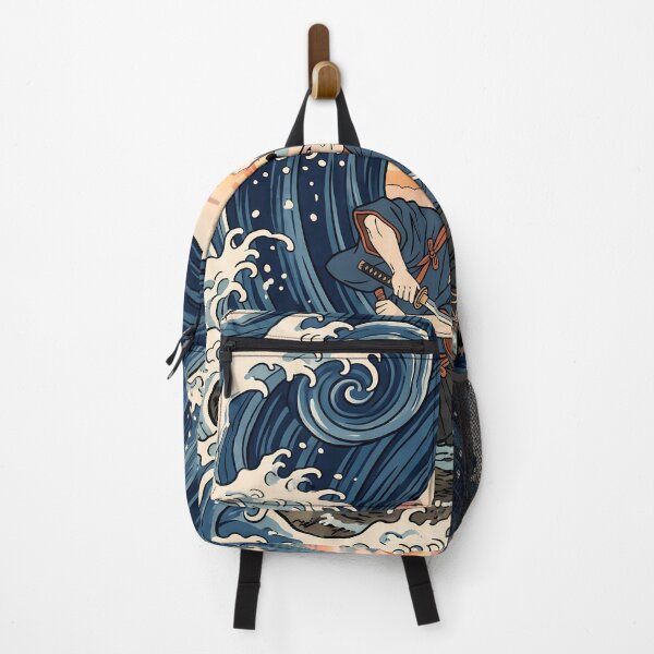 Item preview, Samurai Warrior Amid Great Wave and Mount Fuji designed and sold by TokyoUkiyoHouse.