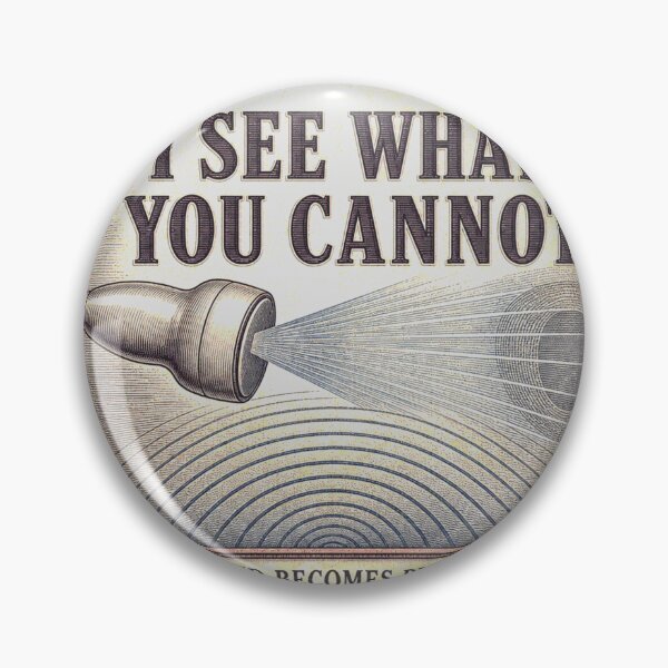 Item preview, I See What You Cannot Sonography Imaging Medallion designed and sold by BoosterShop.