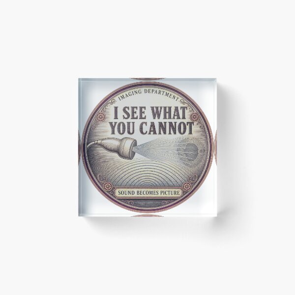 Item preview, I See What You Cannot Sonography Imaging Medallion designed and sold by BoosterShop.