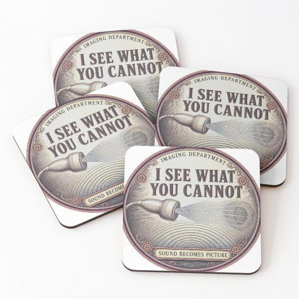 Item preview, I See What You Cannot Sonography Imaging Medallion designed and sold by BoosterShop.