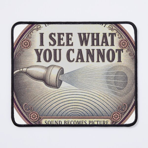 Item preview, I See What You Cannot Sonography Imaging Medallion designed and sold by BoosterShop.