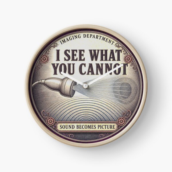 Item preview, I See What You Cannot Sonography Imaging Medallion designed and sold by BoosterShop.