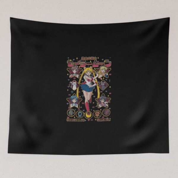 Item preview, Retro Magic Girls Power Anime Group Art designed and sold by MarisolStanton.