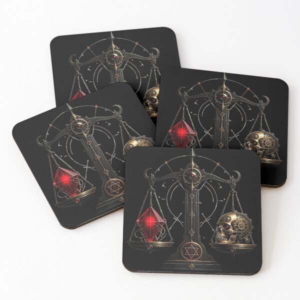 Item preview, Steampunk Alchemical Scales Clockwork Skull designed and sold by LazyDayzCo.