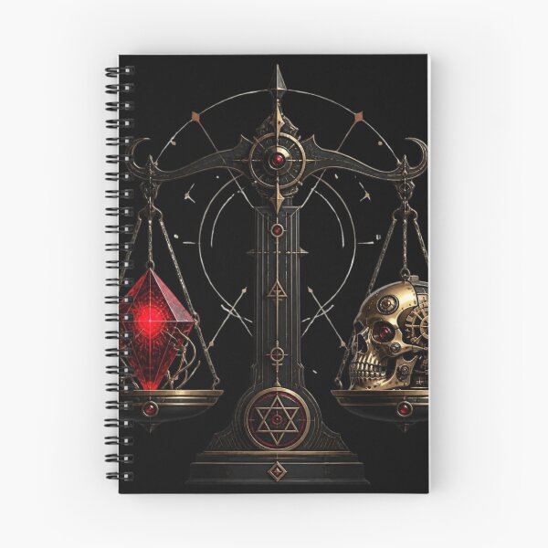 Item preview, Steampunk Alchemical Scales Clockwork Skull designed and sold by LazyDayzCo.