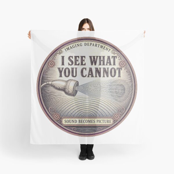 Item preview, I See What You Cannot Sonography Imaging Medallion designed and sold by BoosterShop.