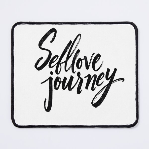 Item preview, Self Love Journey - Bold Black Ink Typography designed and sold by Qubivibe.