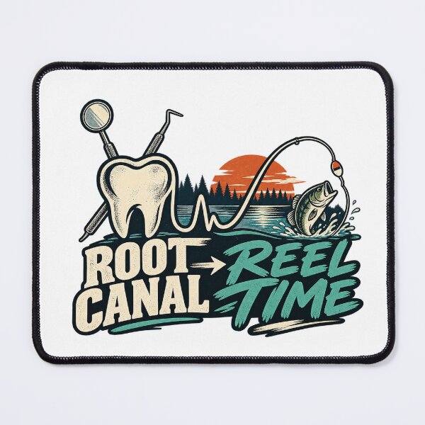 Item preview, Dentist Fishing T-Shirt – Root Canal to Reel Time Funny Dental Gift designed and sold by OFFSHIFT1.