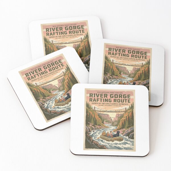 Item preview, Curly-Coated River Rafter designed and sold by PictoVibe.