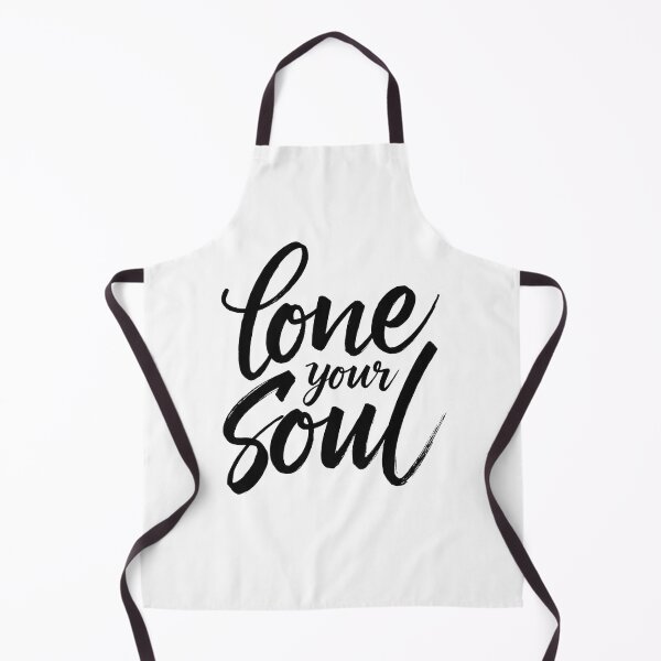 Item preview, LOVE YOUR SOUL - Bold Black Ink Hand Lettering designed and sold by Qubivibe.