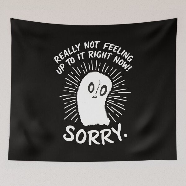 Item preview, Pixel Ghost Not Feeling It Right Now Sorry designed and sold by WarmTones.