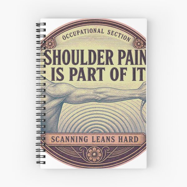 Item preview, Shoulder Pain Is Part Of It Sonography Occupational Disease Medallion designed and sold by BoosterShop.