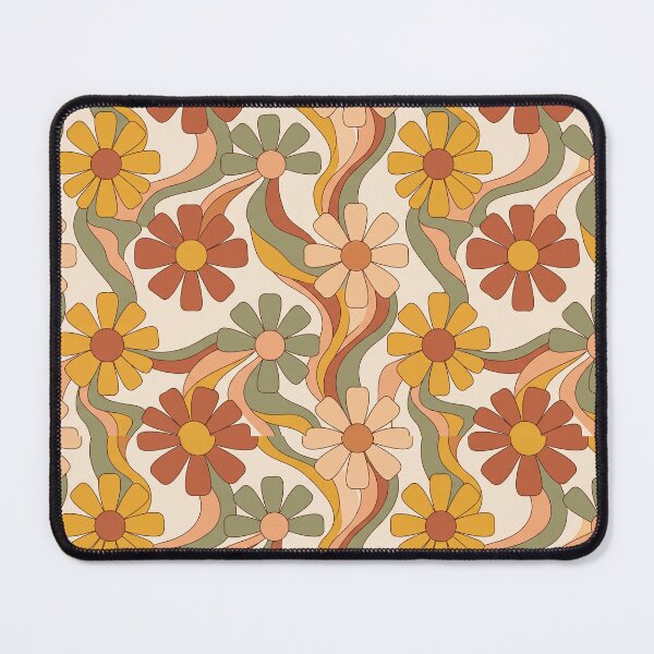 Item preview, 70s Retro Flower Power Wavy Daisies designed and sold by tropicaltee.