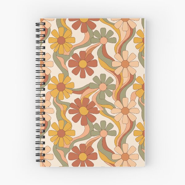 Item preview, 70s Retro Flower Power Wavy Daisies designed and sold by tropicaltee.