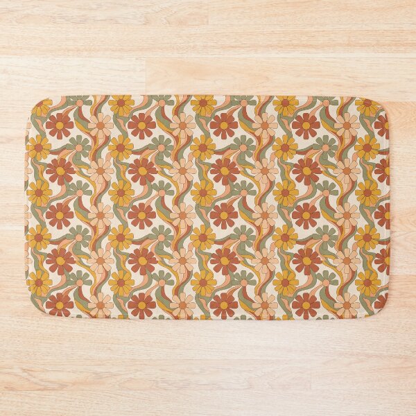 Item preview, 70s Retro Flower Power Wavy Daisies designed and sold by tropicaltee.