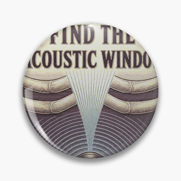 Item preview, Find The Acoustic Window Sonography Sound Window Medallion designed and sold by BoosterShop.