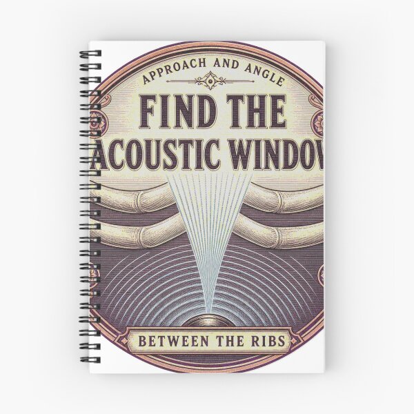 Item preview, Find The Acoustic Window Sonography Sound Window Medallion designed and sold by BoosterShop.