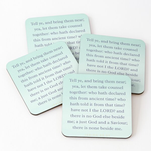 Item preview, Isaiah 45:21 designed and sold by Undonemadenew.