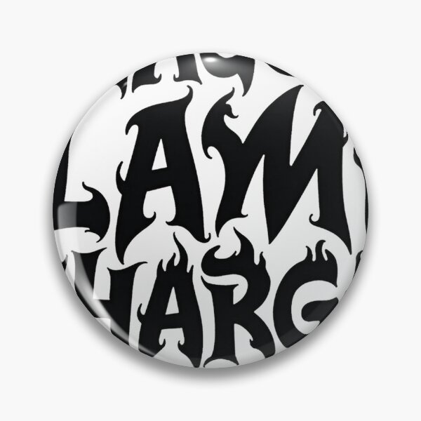 Item preview, DRAGON FLAME CHARGE - Bold Black Ink Typography designed and sold by Qubivibe.