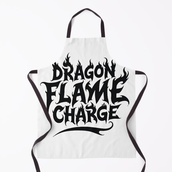 Item preview, DRAGON FLAME CHARGE - Bold Black Ink Typography designed and sold by Qubivibe.