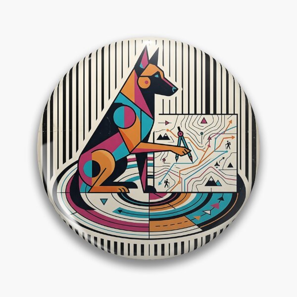 Item preview, Belgian Malinois Hiking Cartographer designed and sold by PictoVibe.