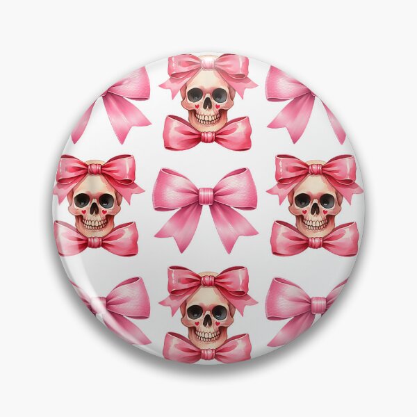 Item preview, Halloween Coquette Pink Bow Pink Mini Skull Squad T-Shirt designed and sold by elachhabdesign.