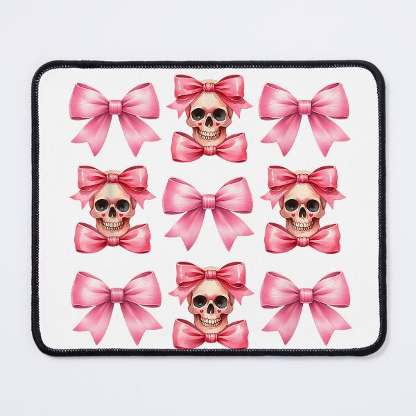 Item preview, Halloween Coquette Pink Bow Pink Mini Skull Squad T-Shirt designed and sold by elachhabdesign.