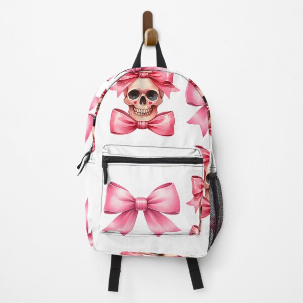 Item preview, Halloween Coquette Pink Bow Pink Mini Skull Squad T-Shirt designed and sold by elachhabdesign.