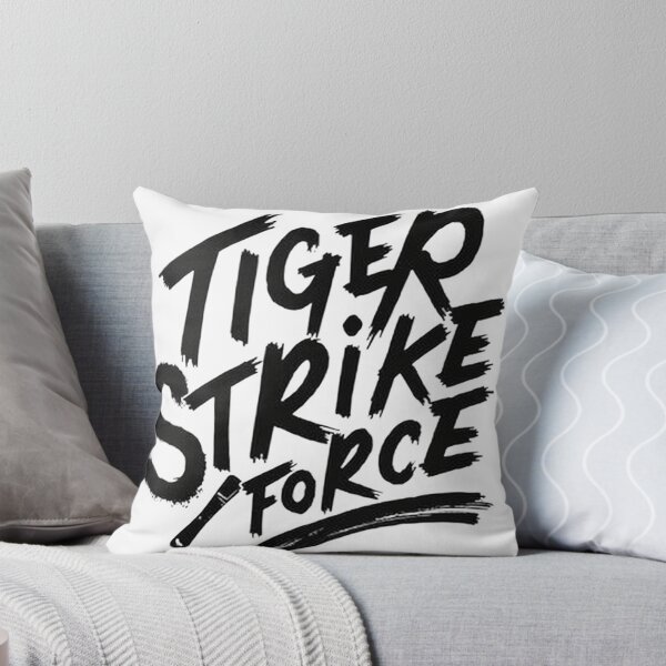 Item preview, TIGER STRIKE FORCE - Bold Black Ink Hand Lettering Design designed and sold by Qubivibe.