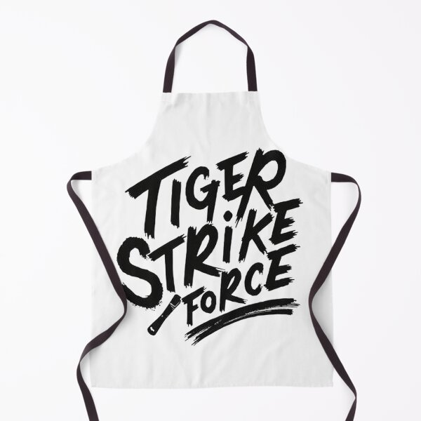 Item preview, TIGER STRIKE FORCE - Bold Black Ink Hand Lettering Design designed and sold by Qubivibe.