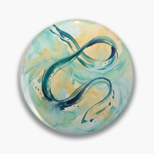 Item preview, Ribbon Eel Calligraphy Dancer designed and sold by PictoVibe.
